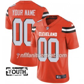 Lasten Cleveland Browns NFL Pelipaita Custom Oranssi